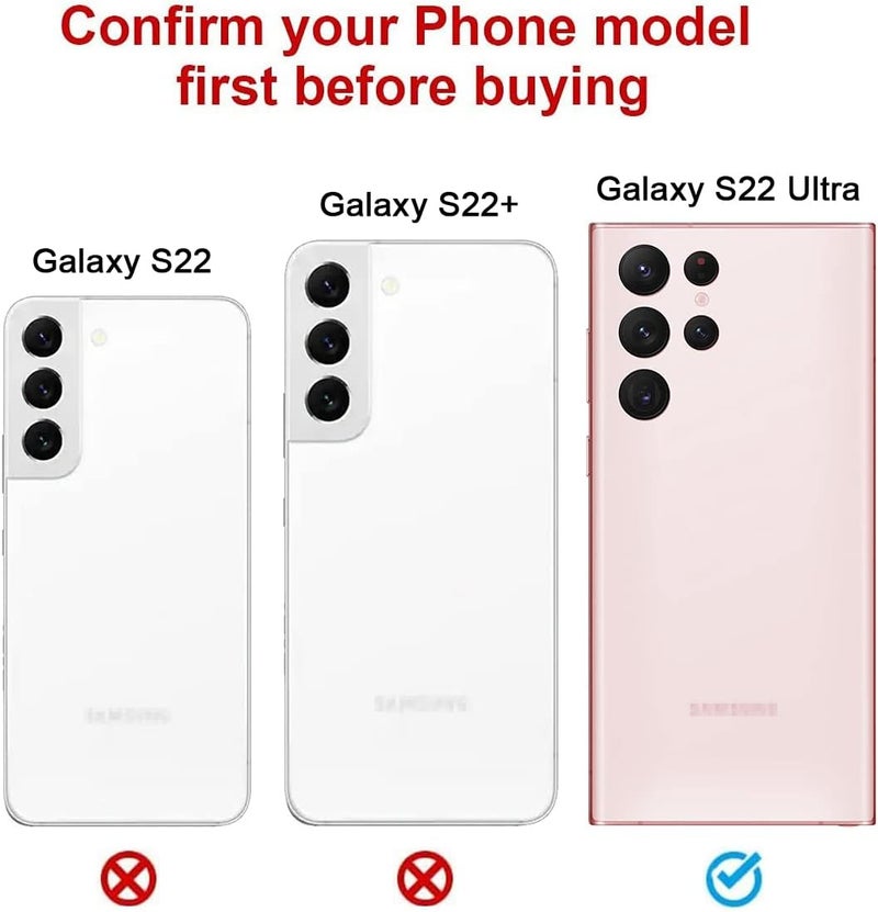 Perzework Rear Back Glass Replacement for Samsung Galaxy S22 Ultra 6.8 inches 5G with Reparing Toolkit and Pre-Installed Adhesive (Pink Gold) - Image 5