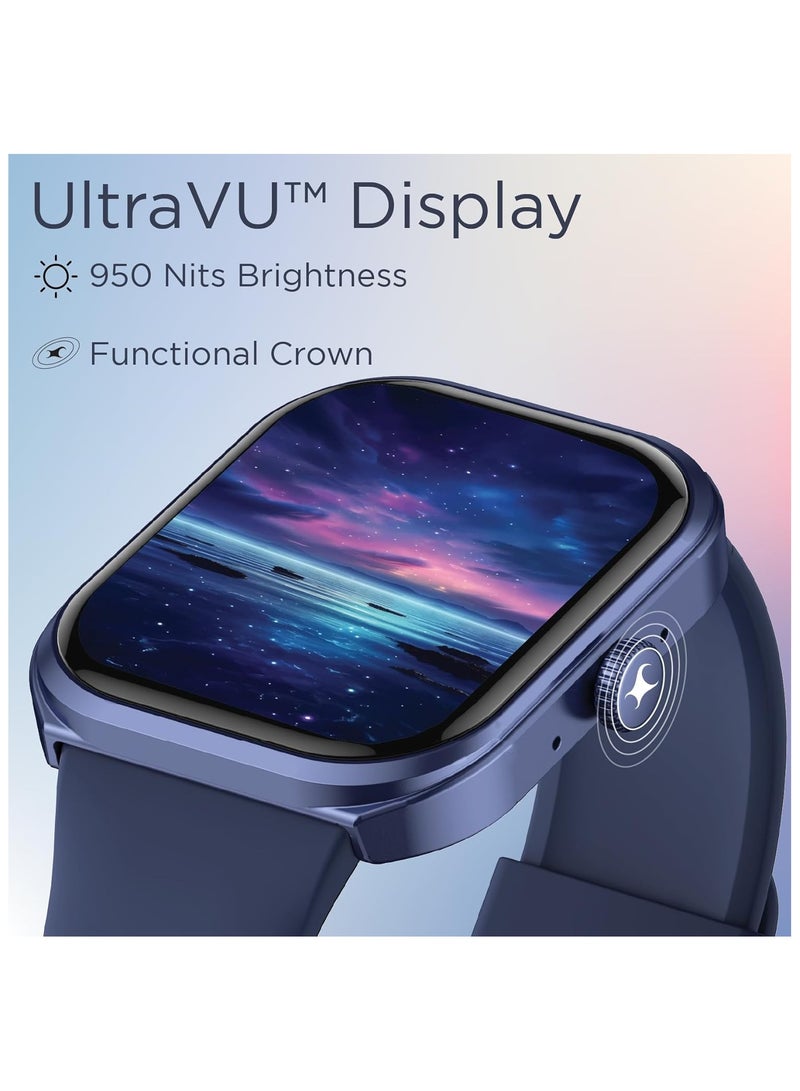 Fastrack Limitless FS2+ Smartwatch|2.01" UltraVU Display|Functional Crown|SingleSync BT Calling|Nitro Fast Charging|110+ Sports Modes|200+ Watchfaces|Upto 7 Day Battery| AI Voice Assitant - Image 3