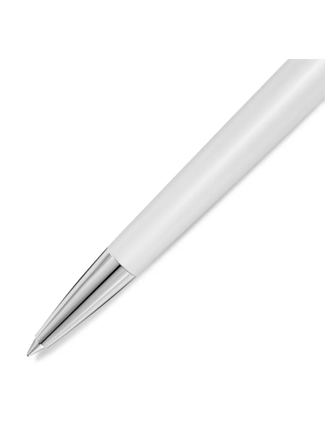 Saint Honore Paris Logo White with Silver SH Engraving Pen for Men's