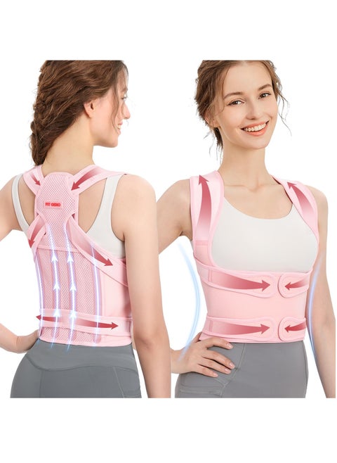 Back Brace and Posture Corrector Back Straightener Posture Corrector Scoliosis and Hunchback Correction Spine Corrector Support Back Pain Adjustable Posture Trainer