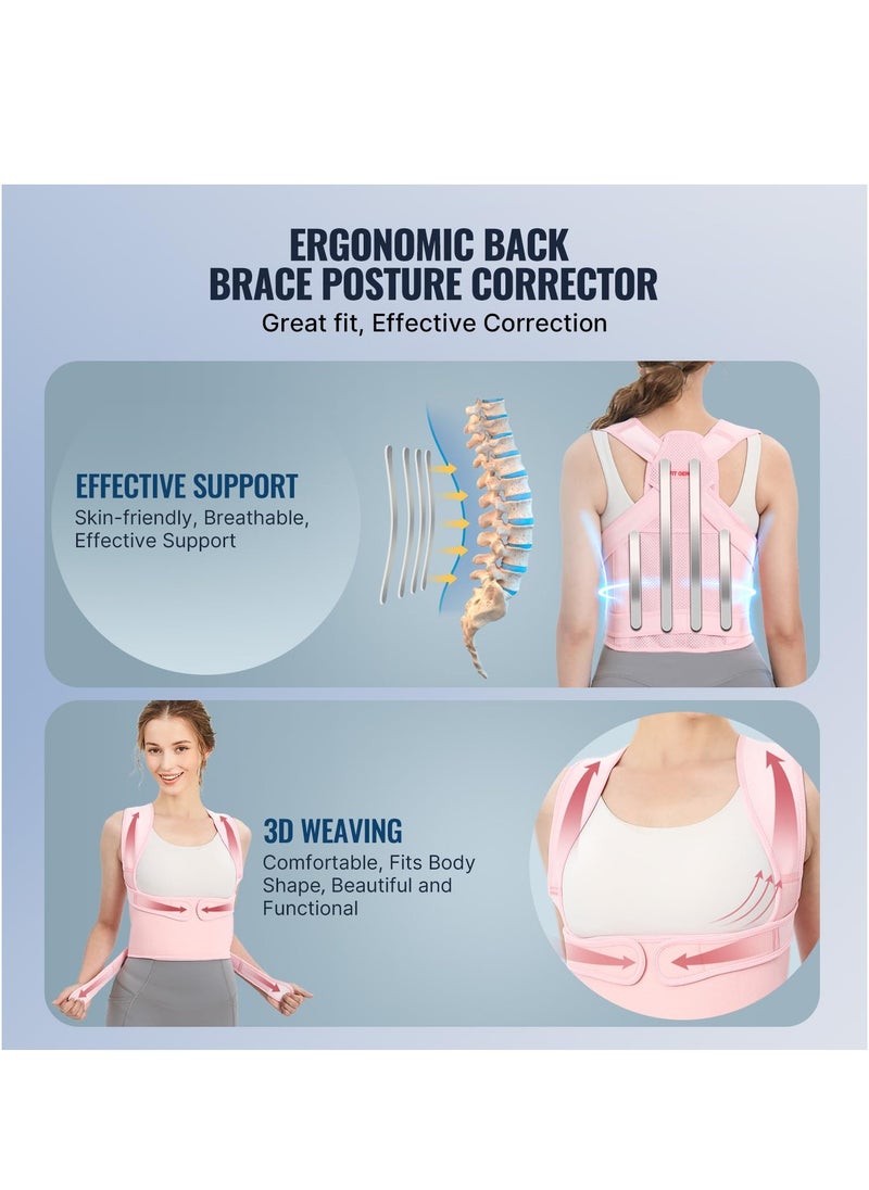 RATSAW - Back Brace and Posture Corrector Back Straightener Posture Corrector Scoliosis and Hunchback Correction Spine Corrector Support Back Pain Adjustable Posture Trainer - Image 1
