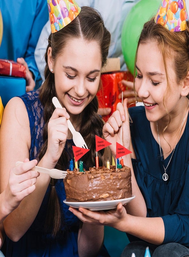 Ymapinc مجموعة Ymapinc من 100 قطعة من أعواد تزيين الكب كيك على شكل أعلام حمراء، أعواد أسنان صغيرة عليها أعلام جولف، زينة حفلات ماسترز، أعواد تزيين الكب كيك فارغة للمقبلات - Image 4