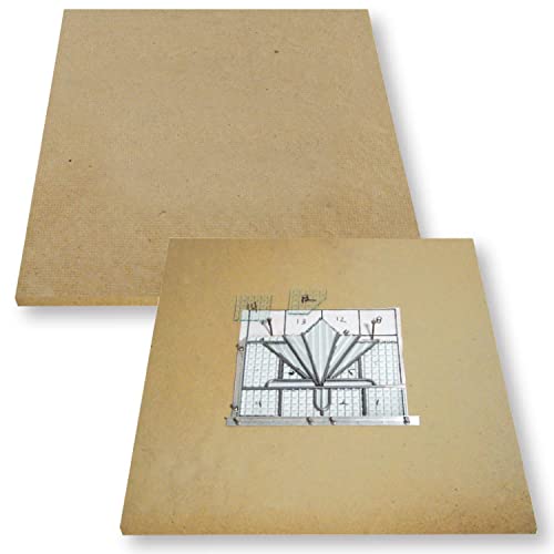 Delphi Glass Heat Resistant Homasote Board 2 Pack  16 Inch x 24 Inch X 12 Inch Each