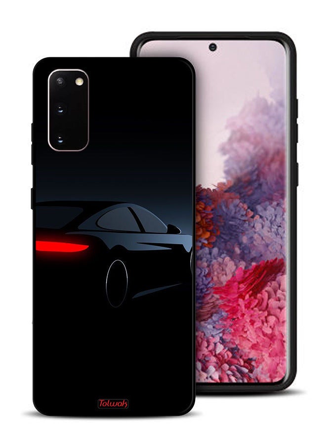 Tolwak Samsung Galaxy S20 4G Protective Case Cover Dark Car - Image 1
