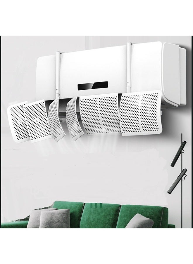 Air Conditioner Windshield Adjustable Aircon Windshield Air Cover Baffle Block Aircon Deflector Alat Pesongan Udara