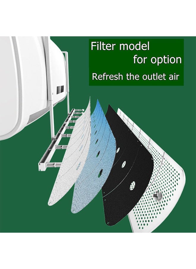 Air Conditioner Windshield Adjustable Aircon Windshield Air Cover Baffle Block Aircon Deflector Alat Pesongan Udara