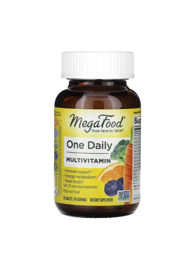 MegaFood One Daily Multivitamin 30 Tablets  - Image 1