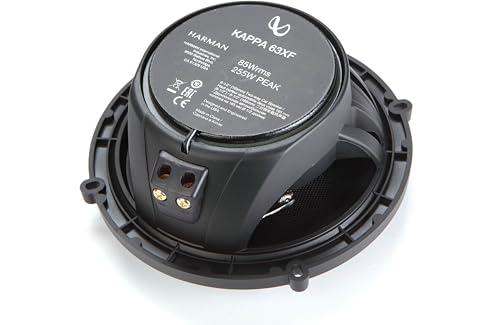 Infinity New Infinity Kappa 62IX 6.5" 225 Watts Max (75 Watts RMS) 2-Way Coaxial Car Audio Stereo Multi Element Speakers with UniPivot Tweeters with Oversized Voice Coils - Pair with Alphasonik Earbuds - Image 2