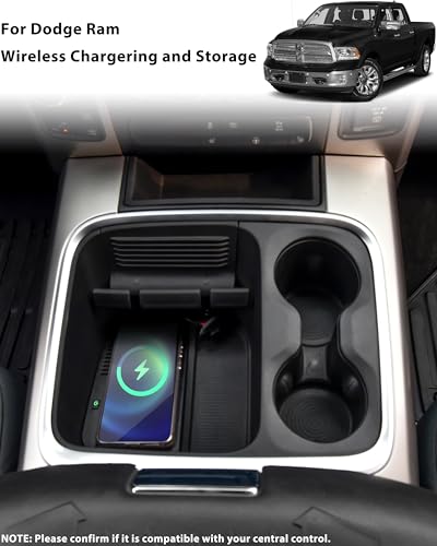 POKIAUTO Wireless Charger for Dodge Ram Center Console Phone Wireless Charging Pad Panel for Dodge Ram 1500 20132015 Ram 2500 20102015 Ram 3500 20112015 Accessories - Image 3