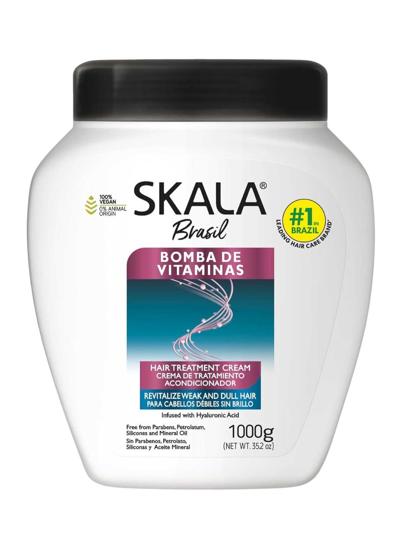 SKALA كريم علاج الشعر بخاخ الفيتامينات من إكسبيرت I مثالي للشعر الضعيف والباهت I يحتوي على حمض الهيالورونيك I 1000 جرام - Image 1