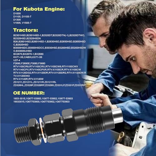 COPACHI 4pcs Fuel Injector 1G67753903 19033015 Compatible with Kubota D1005 D1105 D1105T D1305 V1505 Engine AfterMarket Parts - Image 3