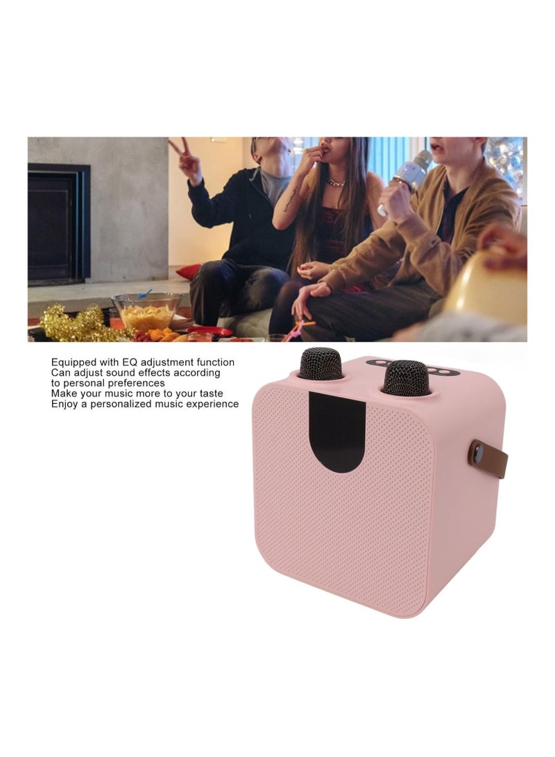 Karaoke Machine for Adults Kids with 2 Wireless Microphones 2024 Upgraded Portable Bluetooth Karaoke PA Speaker System with LED Light,Support TF USB AUX,Singing Machine for Parties - Image 3