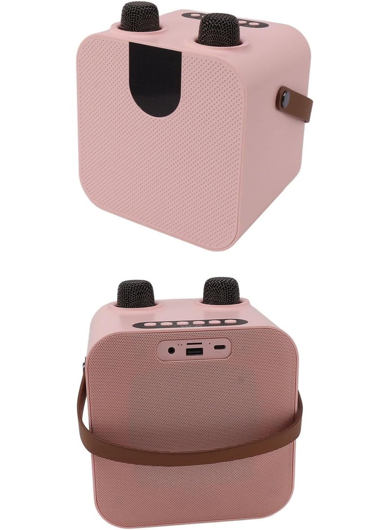 Karaoke Machine for Adults Kids with 2 Wireless Microphones 2024 Upgraded Portable Bluetooth Karaoke PA Speaker System with LED Light,Support TF USB AUX,Singing Machine for Parties - Image 4