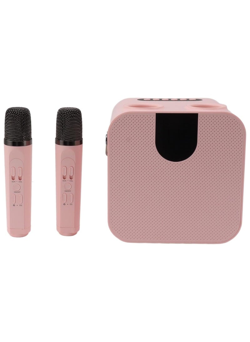 Karaoke Machine for Adults Kids with 2 Wireless Microphones 2024 Upgraded Portable Bluetooth Karaoke PA Speaker System with LED Light,Support TF USB AUX,Singing Machine for Parties - Image 1