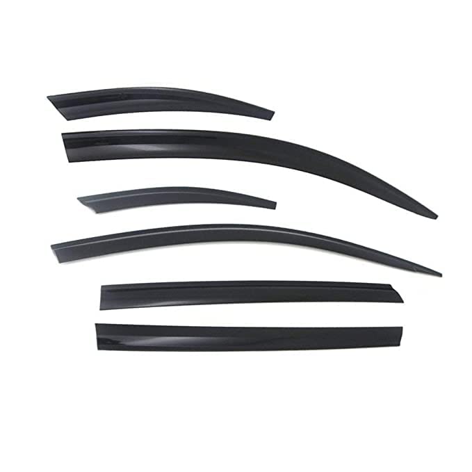 ROYALTECH Premium Non-Breakable Car Window Door Visor/Rain Guard/Wind Deflector Compatible for (Mahindra Scorpio) - Image 3