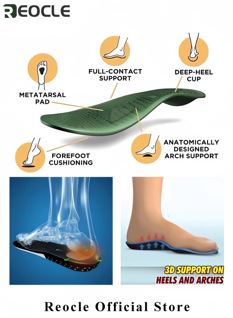 REOCLE Women's Walking Shoes Lightweight Breathable Flying Woven Mesh Upper Casual Jogging Shoes Ladies Tennis Shoes Workout Footwear Non-Slip Gym Sneakers - Image 4