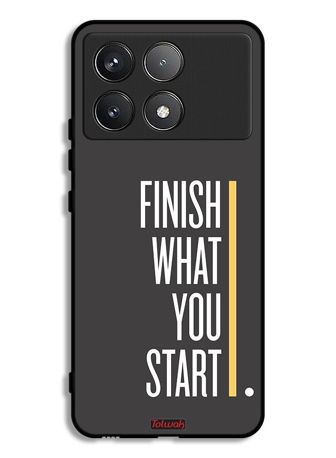 Tolwak Xiaomi Redmi K70 Pro Protective Case Cover Finish What You Start - Image 1