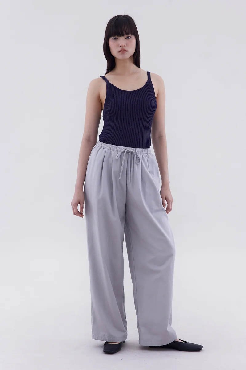 ذا اديتورز ماركت Cadley Mid-Rise Drawstring Pants