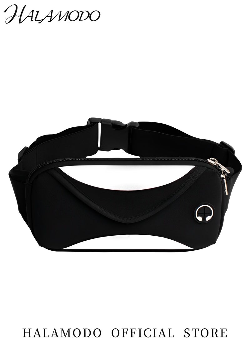 HALAMODO Fanny Pack Cross Body Waist Packs Crossbody Bags Belt Bag with Adjustable Strap Workout Belt Sports Waist Pack Waterproof Running Belt for Women Men for Travel Hiking Running  - Image 3