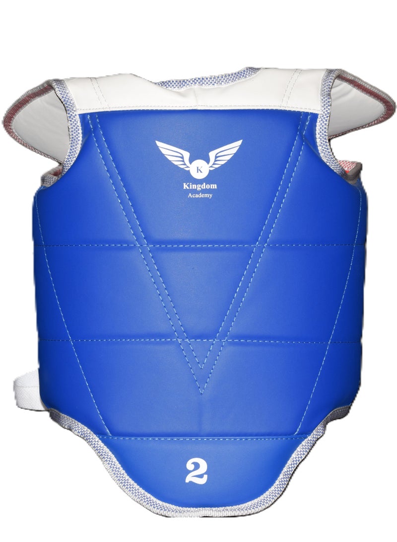 KINGDOM Taekwondon Reversible Chest Guard - Image 1