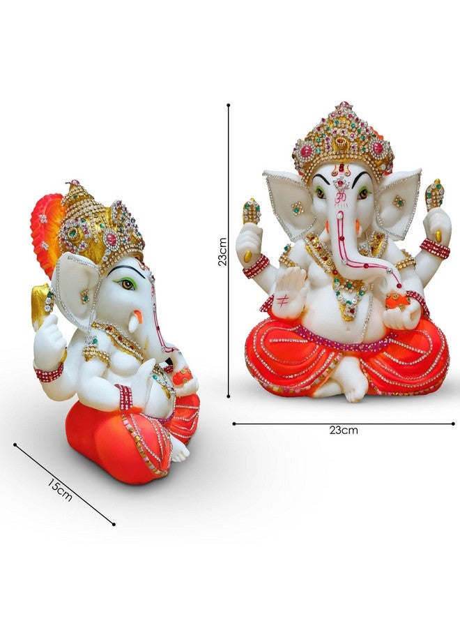 Mariner's Creation Mariner's Creation Premium Ganesha Idol Ganesha Idol for Home Decor,House Warming Gift | SHOWPIECE for Home Decor | Statue for Home Decor | Ganesha for Gift | SHOWPIECE for Gifts  - Image 4