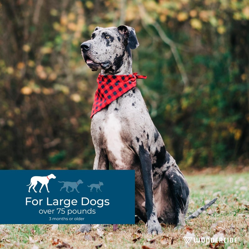 وندر سايد Wondercide - Flea & Tick Dog Spot On - Flea, Tick, and Mosquito Repellent, Prevention for Dogs with Natural Essential Oils - Up to 3 Months Protection - Large 3 Tubes of 0.17 oz - Image 2