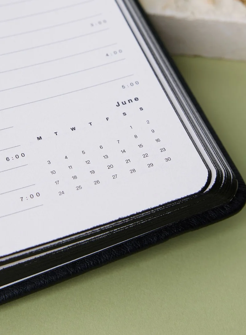 Typo Black 2024 Daily Planner Diary