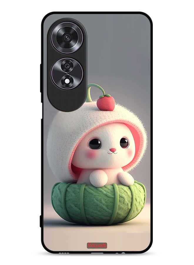 Tolwak Oppo A60 Protective Case Cover Cute Little Rabbit - Image 1