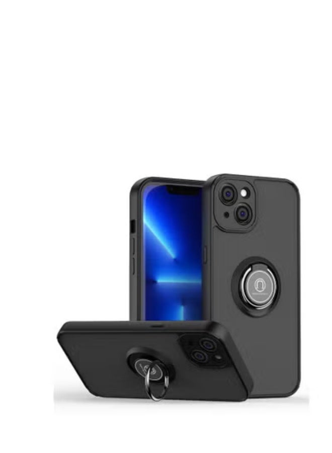 جولف لينك غطاء حماية خلفي للهاتف آيفون 14 بلس، أسود - Image 1