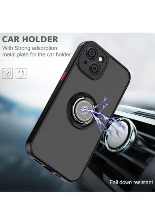 جولف لينك غطاء حماية خلفي للهاتف آيفون 14 بلس، أسود - Image 3