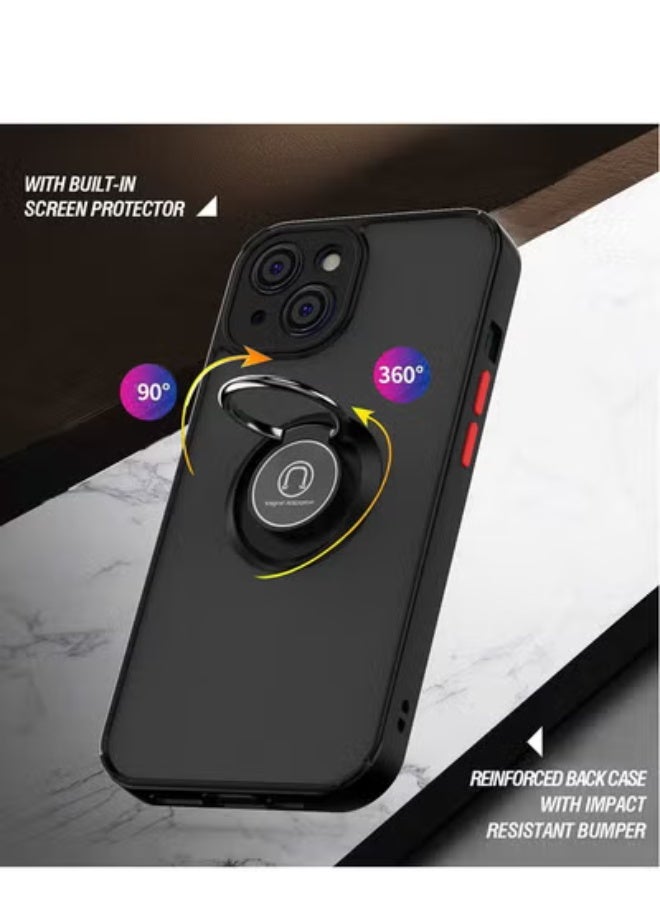 جولف لينك غطاء حماية خلفي للهاتف آيفون 14 بلس، أسود - Image 5