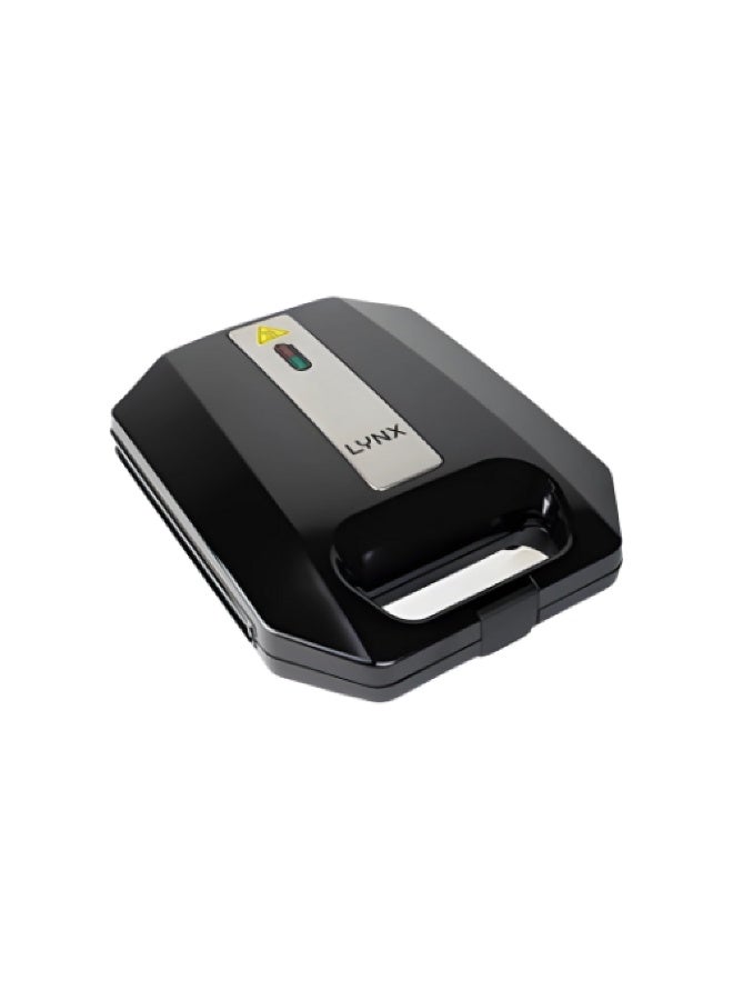 LYNX 4 Slice Grill & Sandwich Maker | 1400W, Non-Stick Plates, Dual Indicator Lights, Removable Drip Tray, Thermostat-Controlled with Cool Touch Body | Model LY_SM_4022 - Image 5