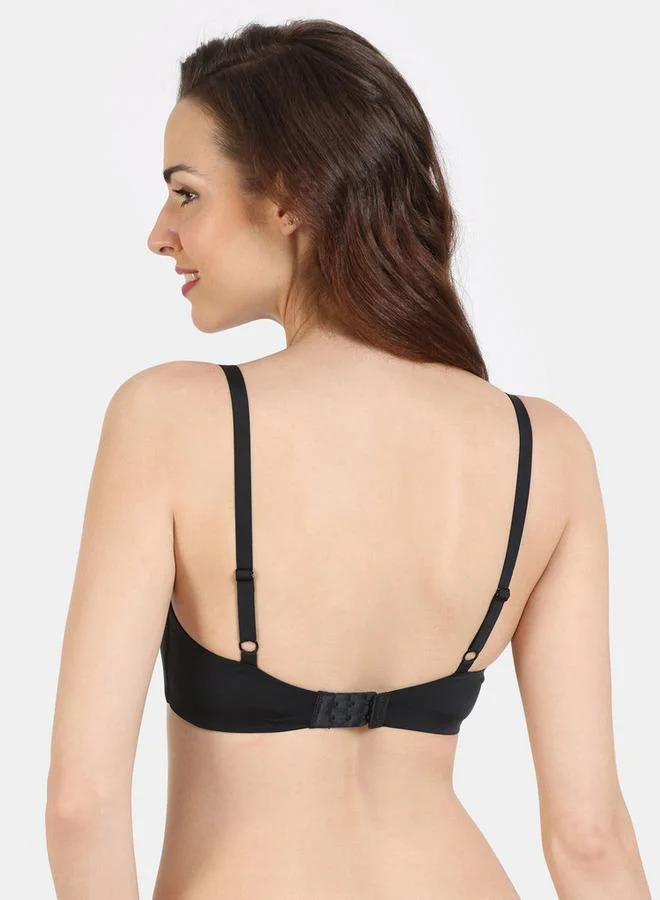 زيفامي صدرية تيشيرت سادة مبطنة بدون سلك بحمالات قابلة للتعديل من زيفامي