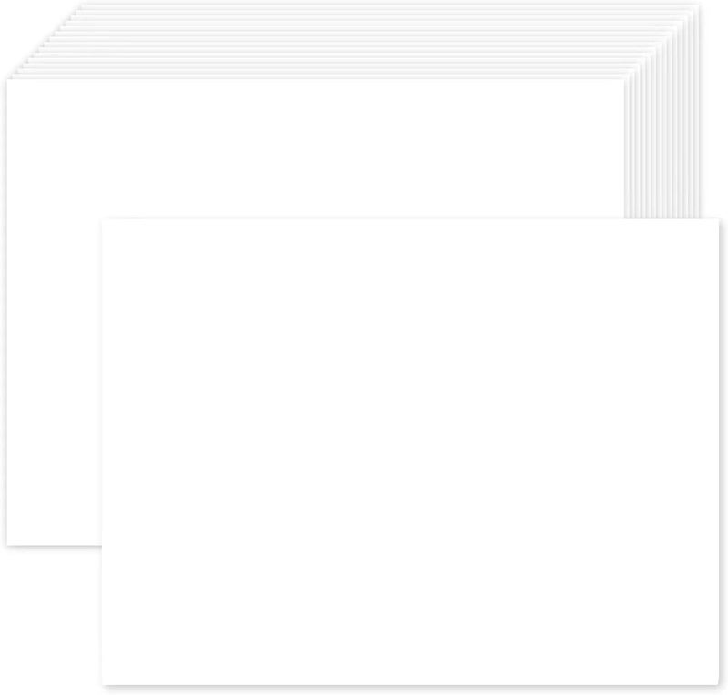 Goefun 300 Pack White Blank Cardstock 5x7 Thick Paper，Goefun 80lb Flat Cards Stock Printer Paper for Invitations, Postcards, Photos, DIY Card Making - Image 1