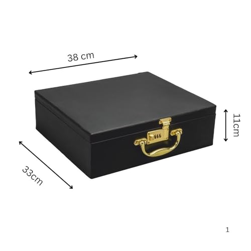 Abrazo Bartender Kit with Carrying Case, 8-Piece PVD Gold Gloss Finish Cocktail Set, Hammered Glasses and Cocktail Shaker, Black Gift Box, Bar Tool Set, Bar accessoires, Barset - Image 5