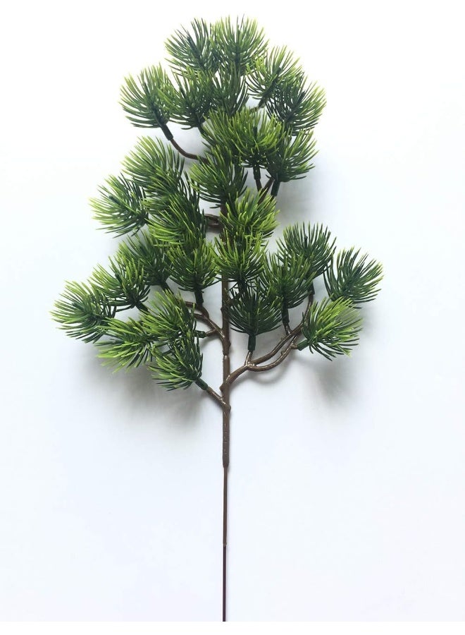Artfen 2pcs Artificial Pine Branches Plastic Pine Branch Accessories for Christmas DIY Craft Office Home Events Decor - Image 3