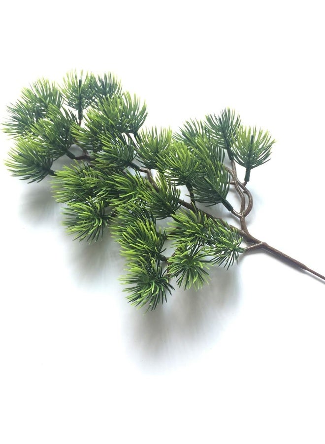 Artfen 2pcs Artificial Pine Branches Plastic Pine Branch Accessories for Christmas DIY Craft Office Home Events Decor - Image 4
