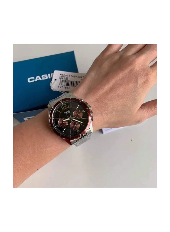 كاسيو ساعة كاسيو MTP-1374D-5AVDF - Image 5