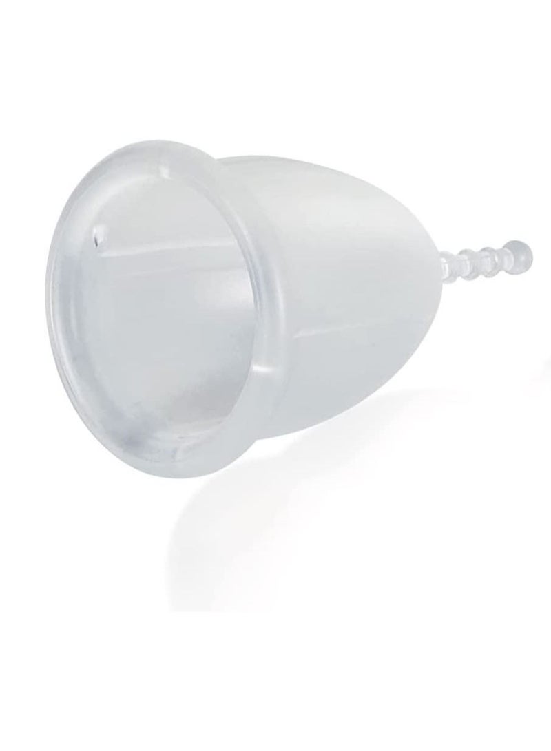 Si.Bell Women's Menstrual Cup Transparent - Image 4