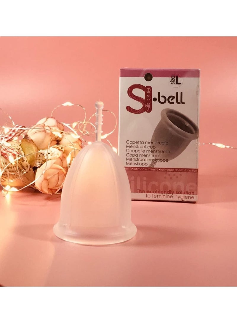 Si.Bell Women's Menstrual Cup Transparent - Image 1