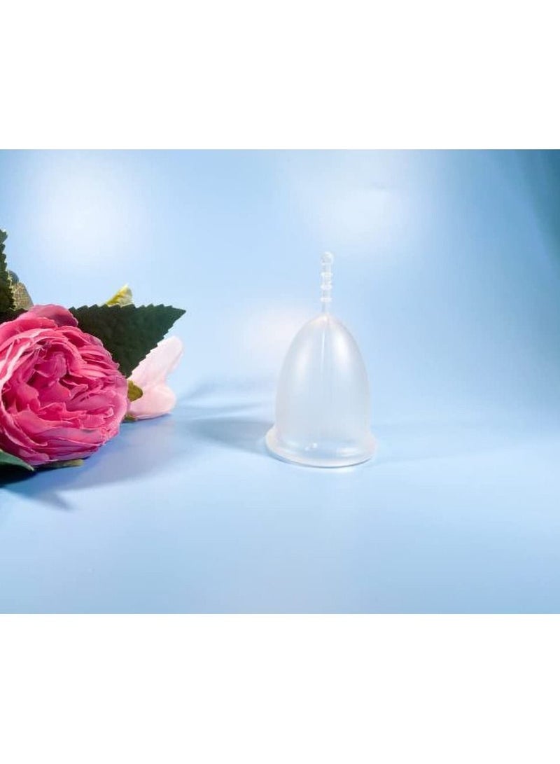 Si.Bell Women's Menstrual Cup Transparent - Image 2