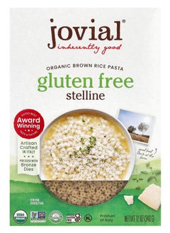 Jovial Organic Brown Rice Pasta Stelline 12 oz (340 g) 