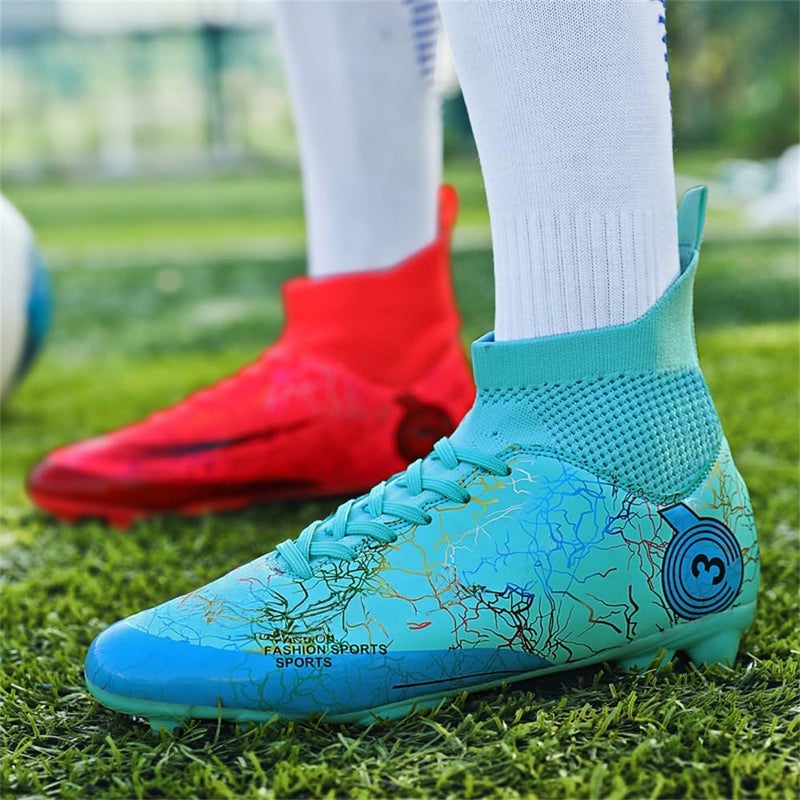 DISRATEBLU Kids Soccer Shoes Boys Football Cleats Professional Athletic Outdoor Trainning Football Shoes Youth Girl Turf Soccer Cleats - Image 5