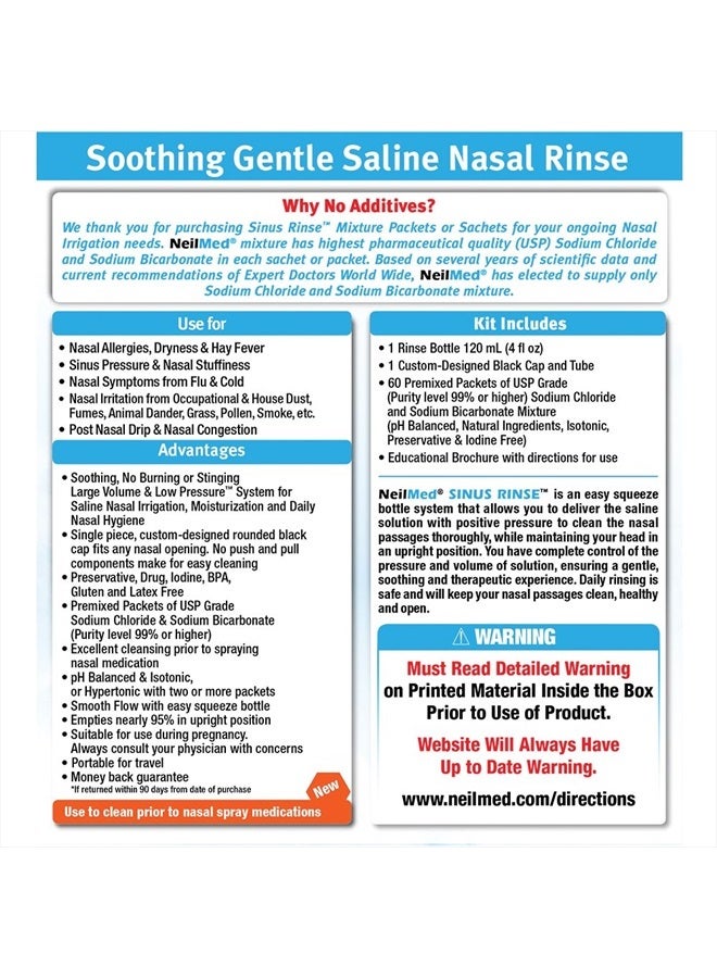 NeilMed Neil Med Sinus Rinse Pediatric Packets, Premixed 120/box - Image 3