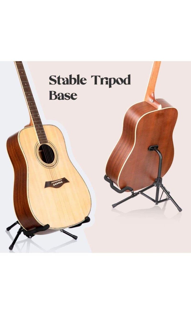 GF Universal Folding Tripod Stand for Acoustic Guitar, Electric Guitars, Ukulele, Violin, Banjo And Mandolin (NK51) - Image 2