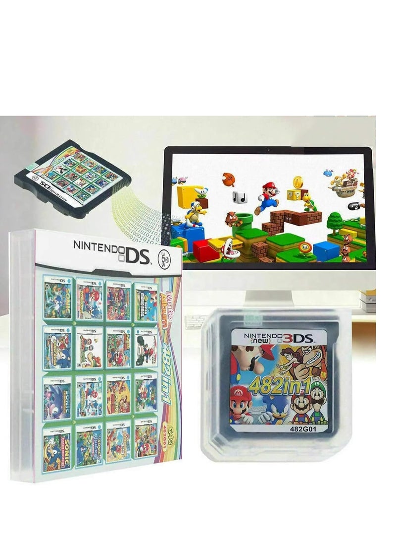 Excefore 428 in 1 Game Cartridge Multicart, DS Pack Card Compilations, Fine Works Combo Multicart for Nintendo DS, NDSL, NDSi, NDSi LL/XL, 3DS, 3DSLL/XL, New 3DS 2DS, 2DS LL/XL - Image 3