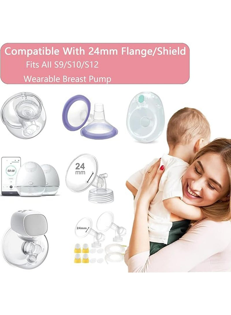 SHENYU 10PCS Wearable Breast Pump Nipple Shields Aperture Converter for 13 15 17 19 21mm Breast Care - Image 3