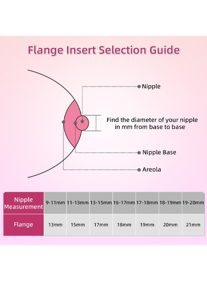 SHENYU 10PCS Wearable Breast Pump Nipple Shields Aperture Converter for 13 15 17 19 21mm Breast Care - Image 4