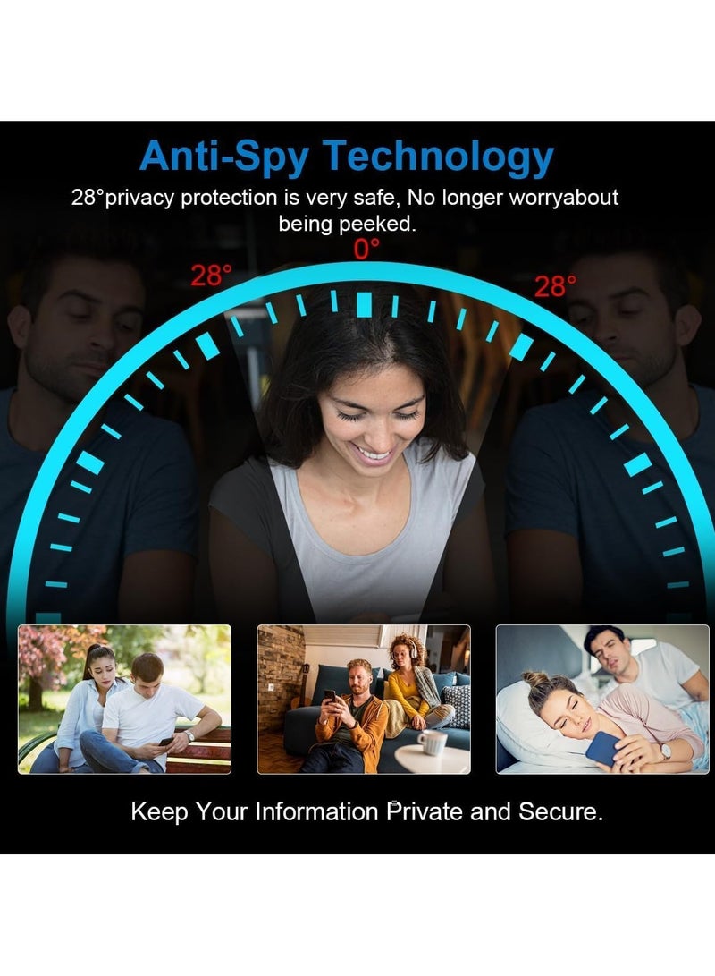 Privacy Screen Protector Compatible with Honor 200 Lite 5G, 【2+2 Pack】 Anti-Spy Tempered Glass and Camera Lens Protector (Not Glass), 9H Hardness Anti-Scratch No Bubbles - Image 2