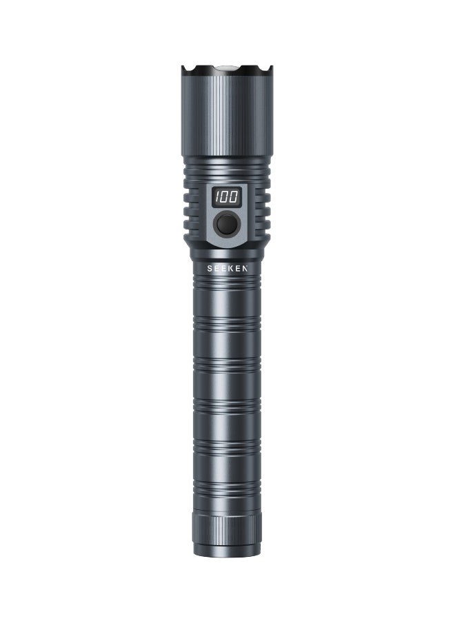 Seeken SEEKEN 2300L IPX5 Waterproof with Powerbank Flashlight | Portable LED Flashlight | Travel-Friendly | Lightweight | Premium Design | High-Quality.  - Image 1